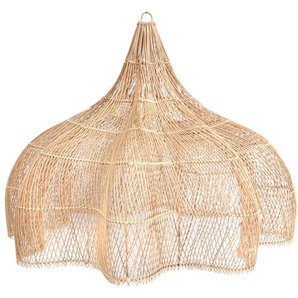 Lampenschirm Whipped aus Bambus / Rattan
