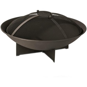 Landmann Feuerkorb, Schwarz, Metall, rund, 35 cm, Tragegriffe, hitzebeständig, Freizeit, Campingzubehör, Feuerschalen