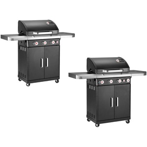 LANDMANN Gasgrill »Rexon CooK«, Grillfläche 65 x 40 cm, mit Seitenkocher