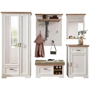 Landscape Garderobe, Pinien, Eiche Artisan, Holzwerkstoff, 5-teilig, 281x204x41 cm, Garderobe, Garderoben-Sets & Serien, Garderoben-Sets