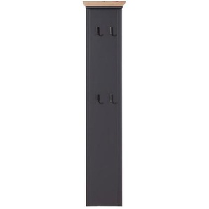 Landscape Garderobenpaneel, Graphit, Eiche, 41x195x9 cm, Aufhängemöglichkeit, Garderobe, Garderobenpaneele, Garderobenpaneele