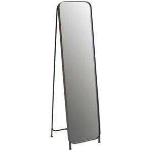 Landscape Standspiegel, Schwarz, Metall, Glas, Holzwerkstoff, rechteckig, 41x160x4 cm, Reach, Bsci, Ganzkörperspiegel, Spiegel, Standspiegel