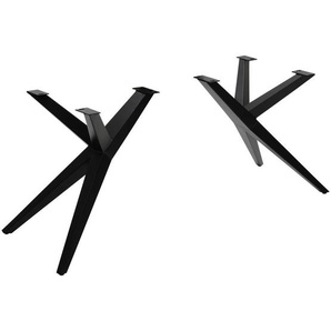 Landscape Tischgestell, Schwarz, Metall, eckig, 72x70x60 cm, Esszimmer, Tische, Esstische, Tischsysteme, Tischgestell