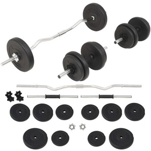 Langhantel- und Kurzhantel-Set 30 kg