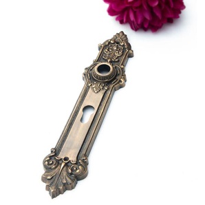 Langschild für Haustüren - einzeln | PZ72 | Messing patiniert