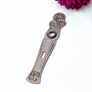 Langschild für Zimmertüren - Einzeln | BB72 | Messing patiniert