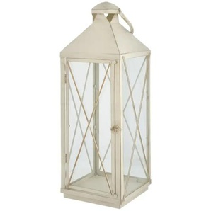 Laterne - creme - Metall,Glas - 20,5 cm - 57,5 cm - cm 20,5 | Möbel Kraft