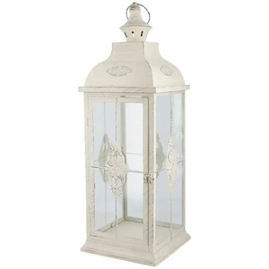 Laterne - creme - Metall,Glas - 24,5 cm - 72 cm - cm 24,5 | Möbel Kraft