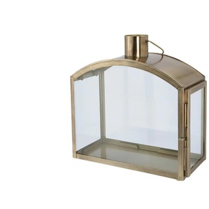 Laterne - gold - Metall,Glas - 33 cm - 34 cm - cm 15,0 | Möbel Kraft