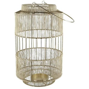 Laterne - gold - Stahl - 35 cm - 19.0 | Möbel Kraft