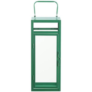 Laterne - grün - Metall - 16,5 cm - 41,5 cm - cm 16,5 | Möbel Kraft