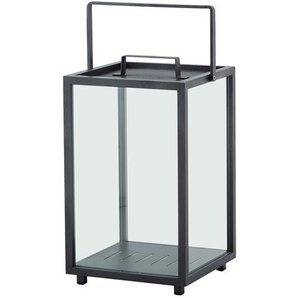 Laterne Lighthouse Cane-line Aluminium lava grey grau, Designer Cane-line Design-Team, 42x23x23 cm