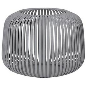 Laterne Lito Blomus Steel Gray grau, Designer Nina Thöming, 10 cm
