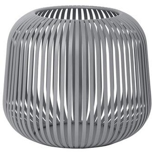 Laterne Lito Blomus Steel Gray grau, Designer Nina Thöming, 17 cm