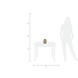 Laterne mit Henkel   ¦ gold ¦ Metall ¦ Maße (cm): H: 18  Ø: 15