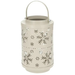 Laterne mit Sternen - creme - Eisen - 19 cm - 13.0 | Möbel Kraft