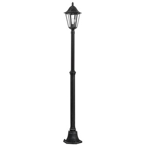 Laterne I Ø 23cm Schwarz/Schwarz