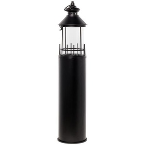 Laterne | schwarz | Glas , Metall, Metall, Glas | 72,8 cm | [15.5] |