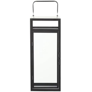 Laterne - schwarz - Metall,Glas - 20 cm - 50,5 cm - cm 20,0 | Möbel Kraft