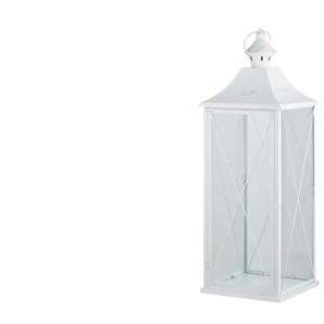 Laterne | weiß | Metall,Glas | 32 cm | 91 cm | cm 32,0 |