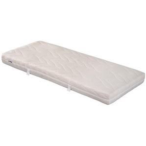 Latexmatratze Pure Green 90 x 200cm H2 Baumwollstoff Weiß