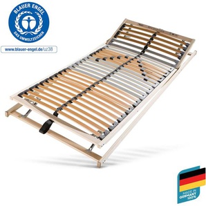 Lattenrost BECO Medistar Lattenroste Manuell Gr. B/L: 140 cm x 200 cm, 120 kg, braun (naturbelassen) Lattenroste 140x200 cm Lattenrost in flacher Bauweise, 90x200 und weiteren Größen