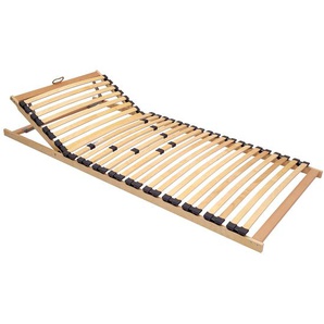 Lattenrost Dowell I 100 x 200cm Holm & Leisten: Schichtholz Birke Kanteln: Massivholz Buche Holz/Beige/Eiche/Anthrazit