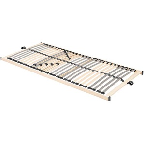 Lattenrost Driggs I 120 x 200cm Holm & Leisten: Schichtholz Birke Kanteln: Massivholz Buche Grau/Beige