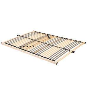 Lattenrost Driggs I 160 x 200cm Holm & Leisten: Schichtholz Birke Kanteln: Massivholz Buche Grau/Beige