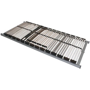 Lattenrost XXL 180 H4 NV 100 x 200cm Rahmen & Federholzleisten: Schichtholz Buche, foliert Grau