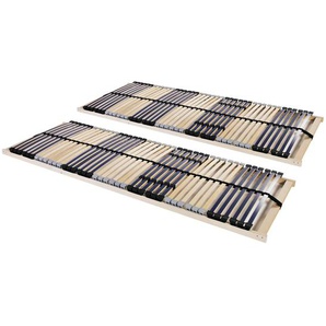 Lattenroste 2 Stk. mit 42 Latten 7 Zonen 70x200 cm