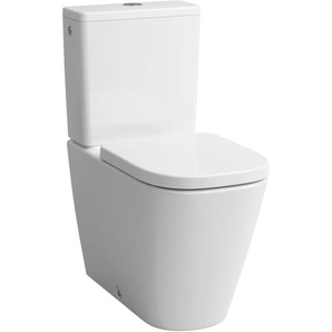 Laufen - Meda Stand-WC-Kombination, spülrandlos, Silent Flush,