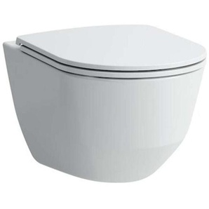 Laufen - Pro - Wand-WC mit Sitz Slim, SlowClose, Rimless, weiß H8669570000001