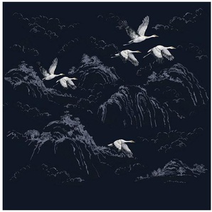 LAURA ASHLEY Fototapete Animalia, glatt, Motiv, (1 St), Motiv