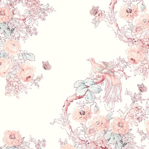 LAURA ASHLEY Fototapete Birtle Tapeten Motiv Gr. B/L: 0,3 m x 0,28 m, Rollen: 1 St., rosa Fototapeten