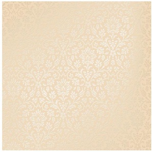 LAURA ASHLEY Vliestapete Annecy natur, FSC® zertifiziert, mit lebhaftem Druck, 10 Meter Länge