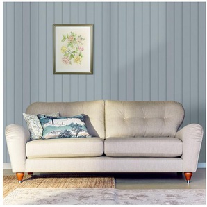 LAURA ASHLEY Vliestapete Chalford Holzplanken, glatt, Holz, (1 St), 10mx52cm (ca. 5m2)