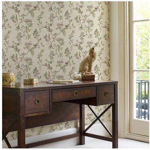 LAURA ASHLEY Vliestapete Elderwood, gemustert, FSC® zertifiziert, mit lebhaftem Druck, 10 Meter Länge