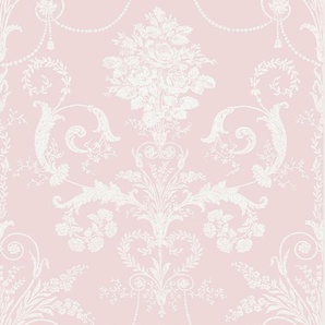 LAURA ASHLEY Vliestapete Josette Tapeten FSC zertifiziert, mit lebhaftem Druck, 10 Meter Länge Gr. B/L: 0,52 m x 10 m, Rollen: 1 St., lila Vliestapeten