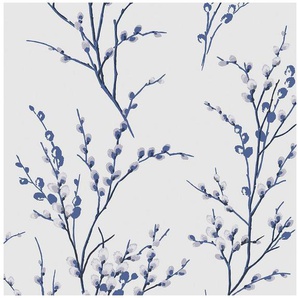 LAURA ASHLEY Vliestapete Pussy Willow, gemustert, FSC® zertifiziert, mit lebhaftem Druck, 10 Meter Länge