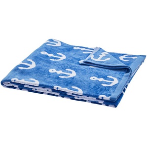 LAVIDA Strandtuch - blau - 100% Baumwolle - 70 cm | Möbel Kraft
