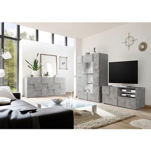 Sideboard Dama I 181 x 84 x 42cm Grau/Beton Dekor