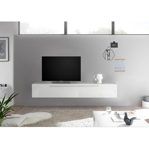 TV-Lowboard Infinity Spanplatte, lackiert Weiß/Hochglanz Weiß 210 x 34 x 35cm