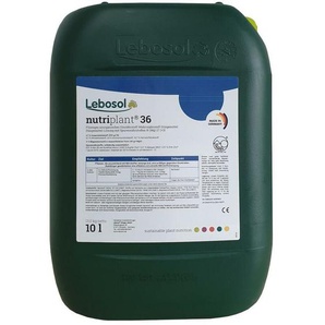 Lebosol nutriplant 36 Flüssigdünger 10 l Spritzdünger Blattdünger Stickstoff