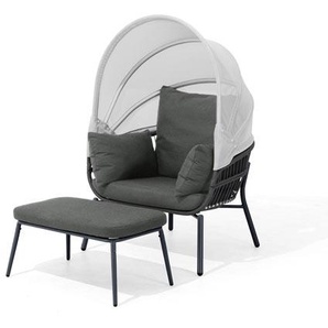 Leco Sessel mit Fußhocker