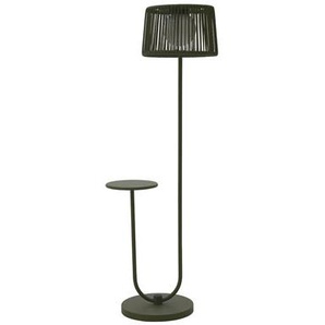 Leco Solar Stehleuchte mit integriertem Tisch, grün