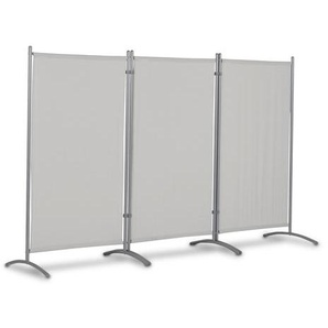 Leco Stellwand, 3-teilig, hellgrau