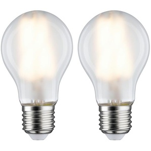 LED 2-er Pack AGL E27/7W - weiß - Materialmix - 10,6 cm - [6.0] | Möbel Kraft