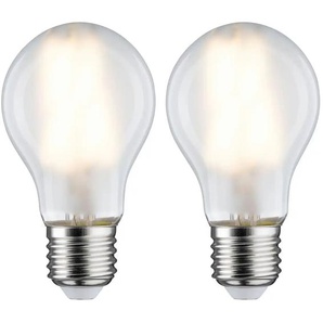 LED 2-er Pack AGL E27/7W   ¦ weiß ¦ Maße (cm): H: 10,6  Ø: 6