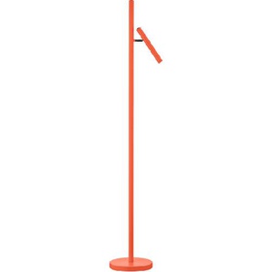 LED-Akku-Standleuchte Streak, orange, 134 cm, inkl. Tastdimmer